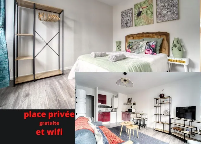 Appartamento La Balastiere Metz Luxembourg Wifi Un-séjour-à-part *